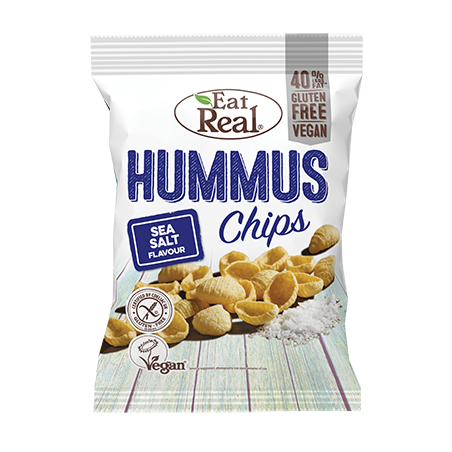 EAT REAL - Grand Format Chips de Pois Chiche juste salé