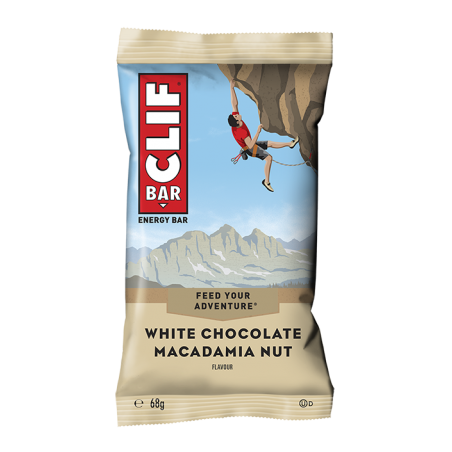 CLIF BAR - Barre énergétique Noix de Macadamia & Chocolat Blanc