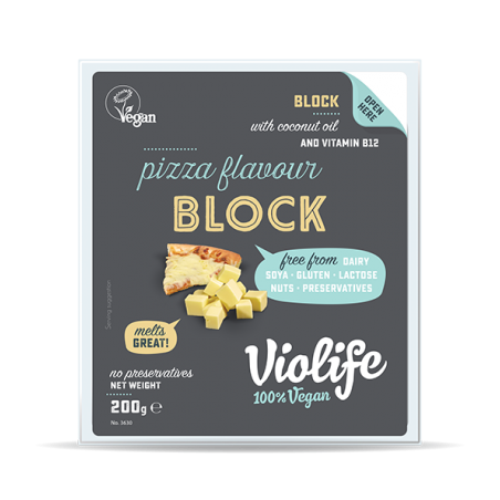 Fromage parvé Pizza / Mozza en Bloc 400gr - Violife